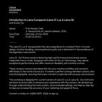 Load image into Gallery viewer, Introduction to Leica compact cameras