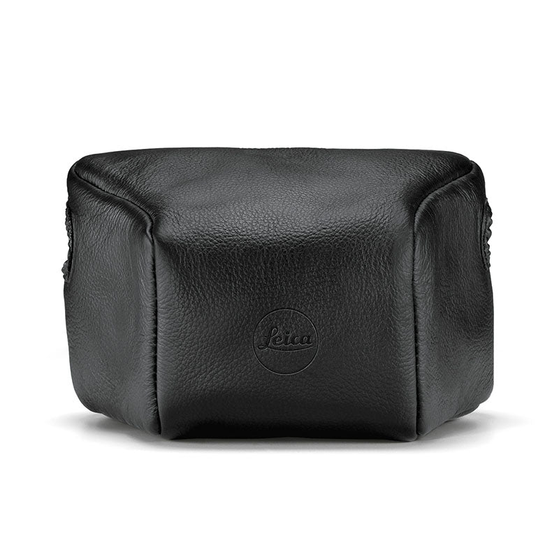 LEICA M10 LEATHER POUCH, BLACK, LARGE FRONT