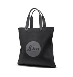 Leica Shopping Bag, washed canvas, black