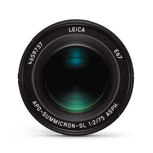 LEICA APO-SUMMICRON-SL 75MM F/2 ASPH BLACK ANODIZED FINISH