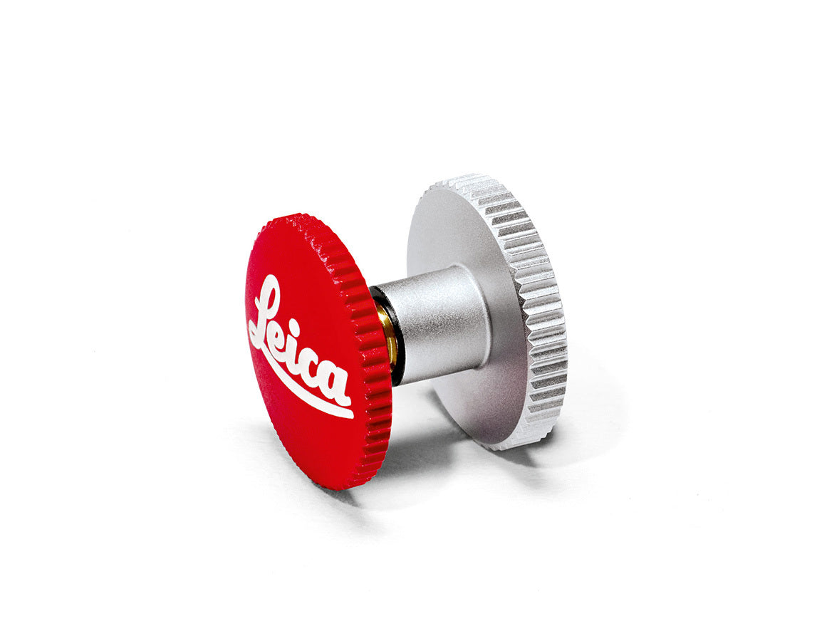 LEICA SOFT RELEASE BUTTON 12MM RED