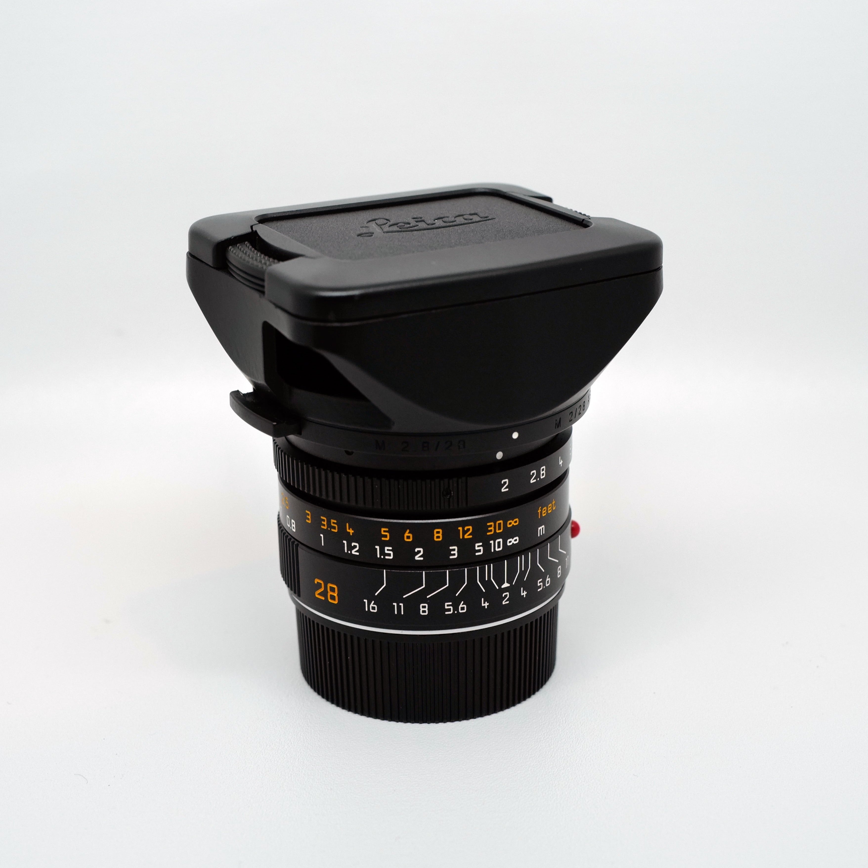 Pre-Owned LEICA SUMMICRON-M 28mm f/2.0 ASPH. Black