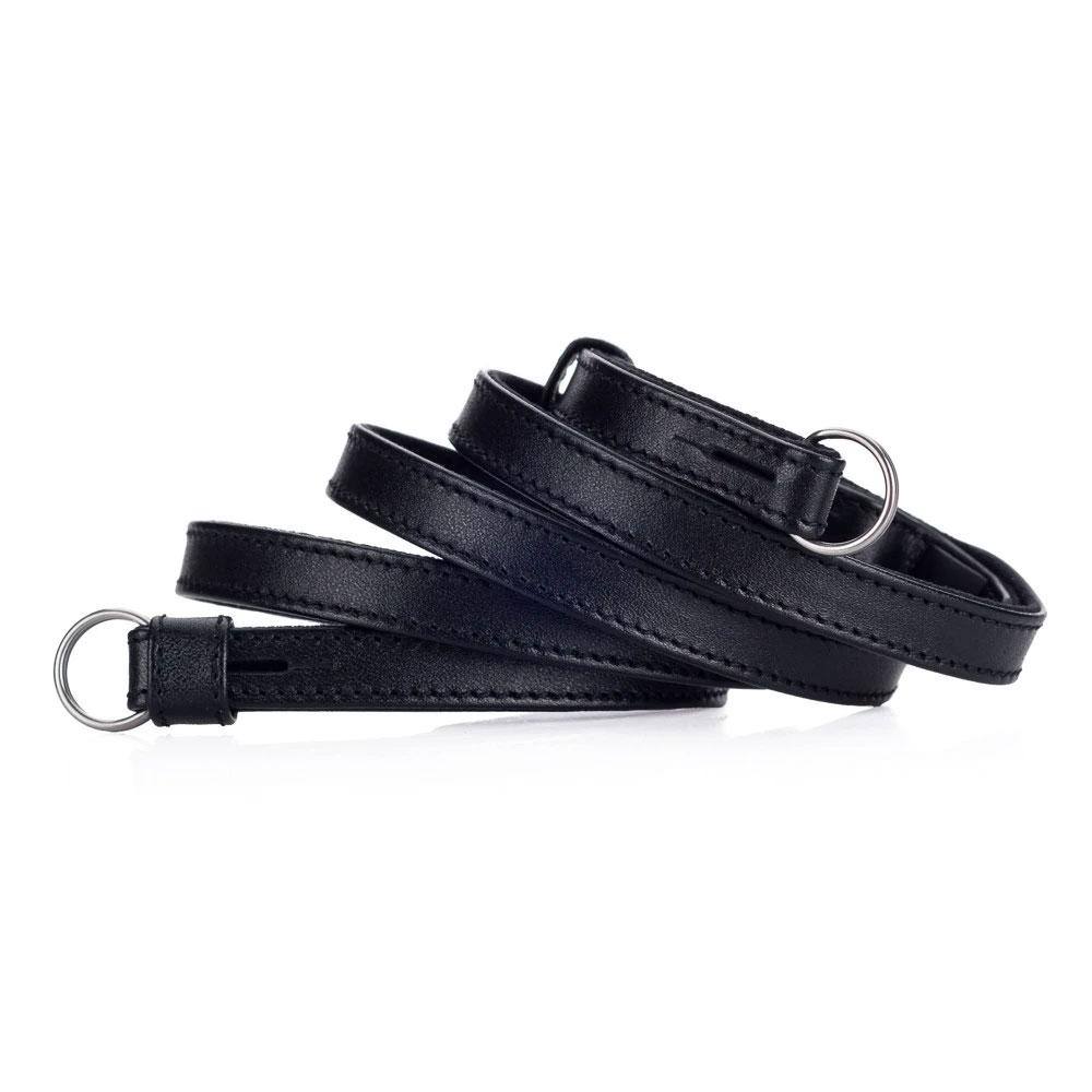 LEICA TRADITIONAL CARRYING STRAP SADDLE LEATHER BLACK