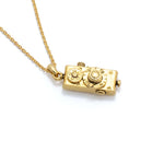 Load image into Gallery viewer, LEICA NECKLACE, GOLD PLATED 18K ANTIQUE
