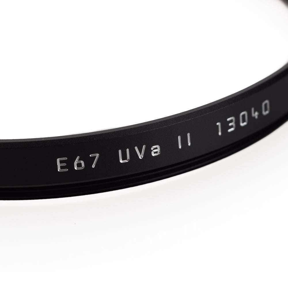 LEICA FILTER UVA II, E67, BLACK
