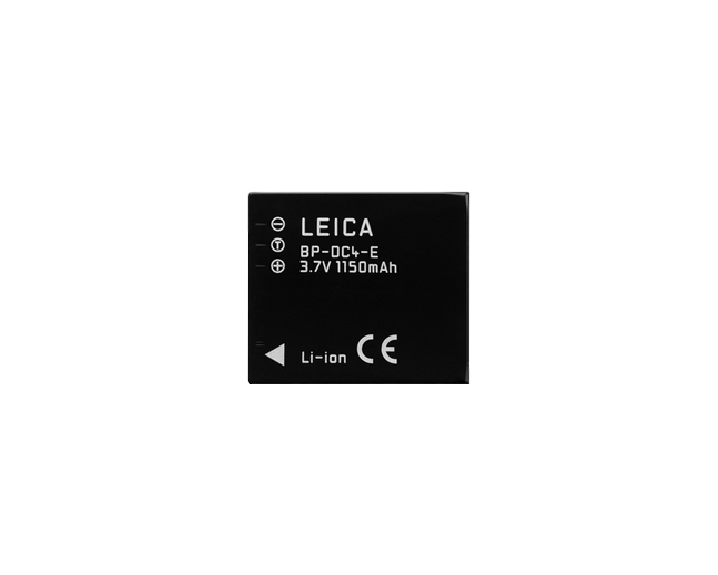 LEICA LITHIUM-ION-BATTERY BP-DC4-E FOR C-LUX 1, D-LUX 1, D-LUX 2, D-LUX 3, and D-LUX 4